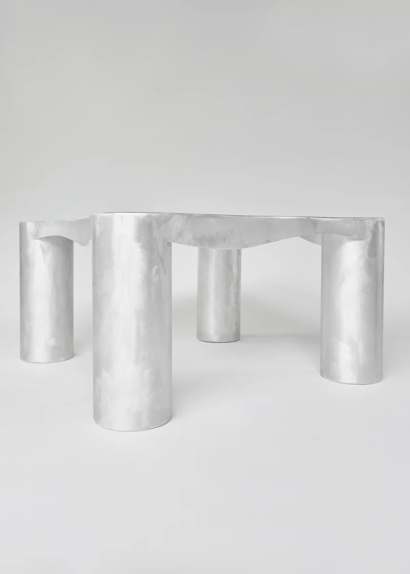 Contemporary Aluminium Coffee Table