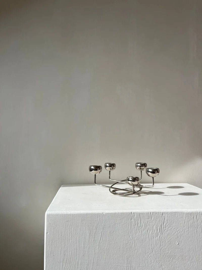 Chrome Candleholder