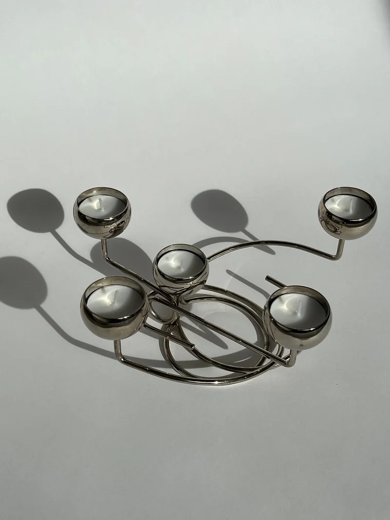 Chrome Candleholder