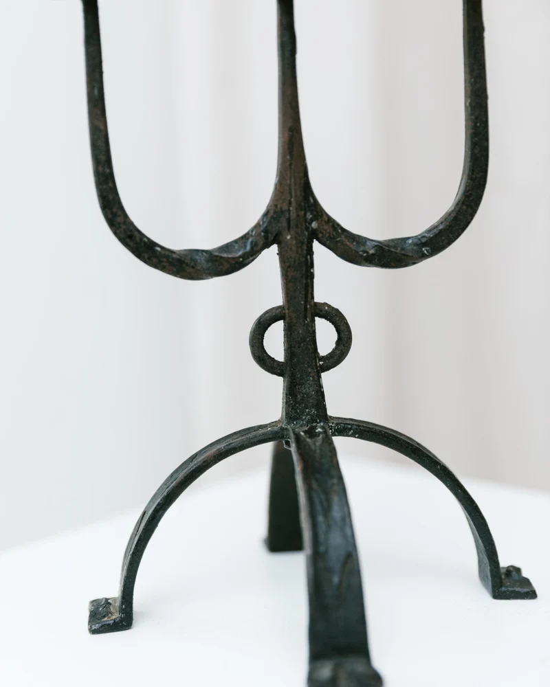 Iron Candleholder 70s