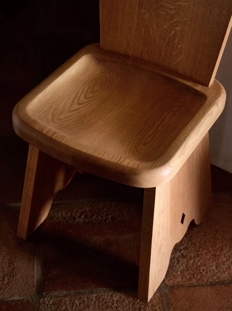 Rambling Chair in Natural French Oak Wood