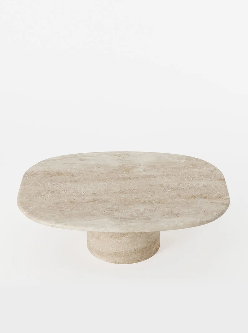 Circa Coffee Table in Travertine
