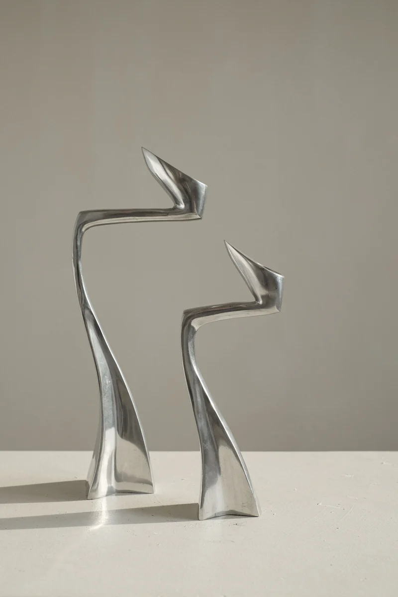 Pair of Candleholders by Matthew Hilton 80's