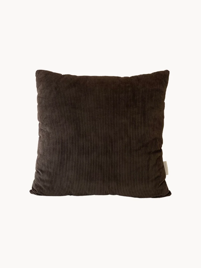 Le Carré - Cotton Corduroy - Chalk/Espresso