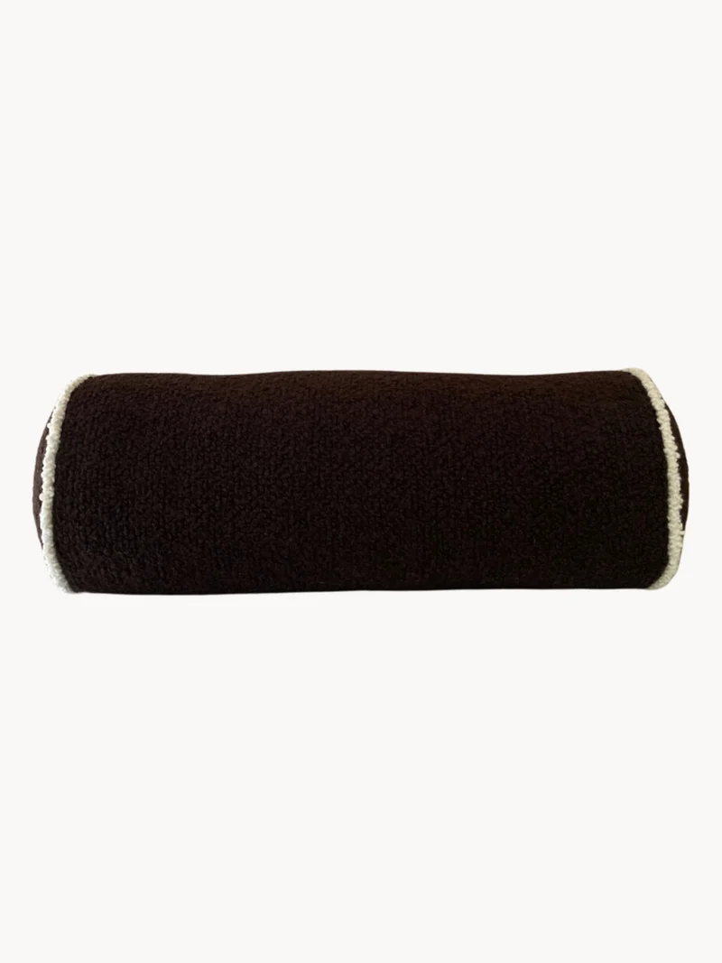 Le Cylindre - Passepoil - Wool Bouclé - Chocolate/Egg White