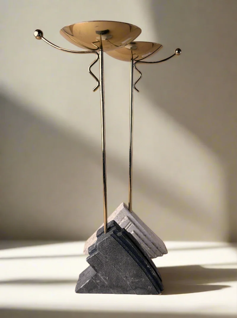 Art Deco Revival candlesticks