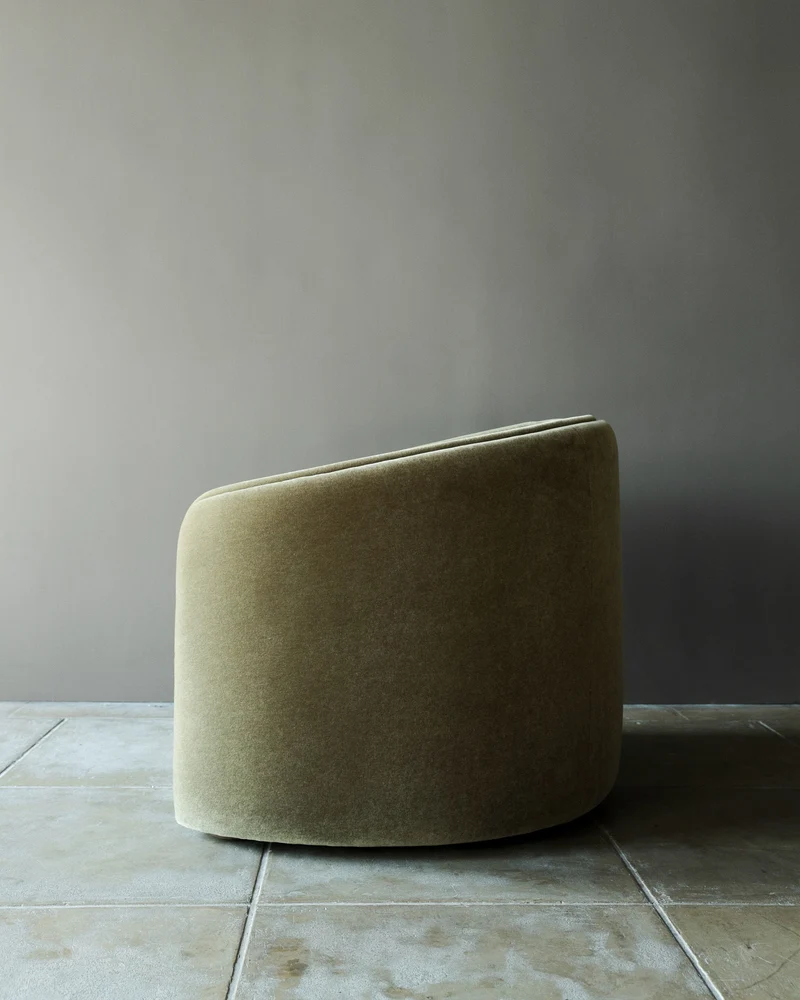 'DE GAULLE' Mohair Armchair