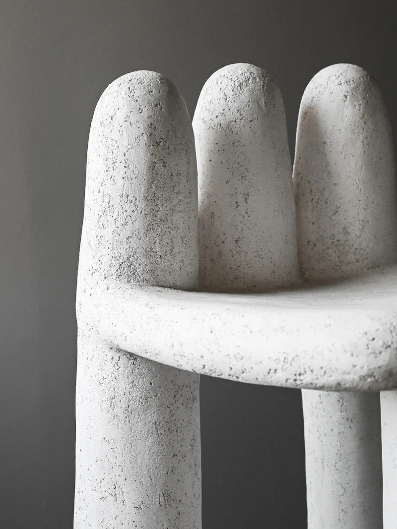 Washed Concrete Chair