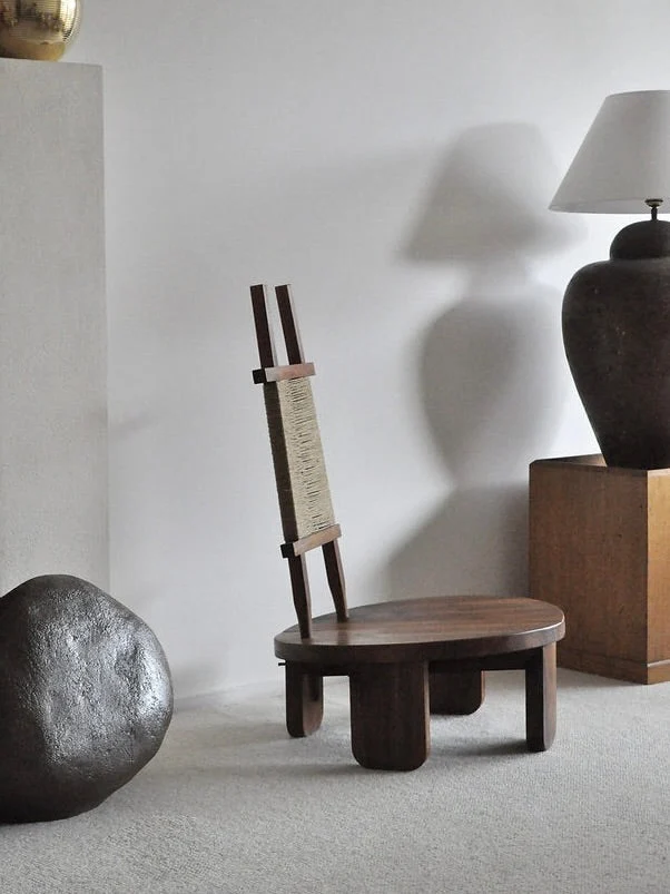 'Wilson' Wallnut-rope Chair