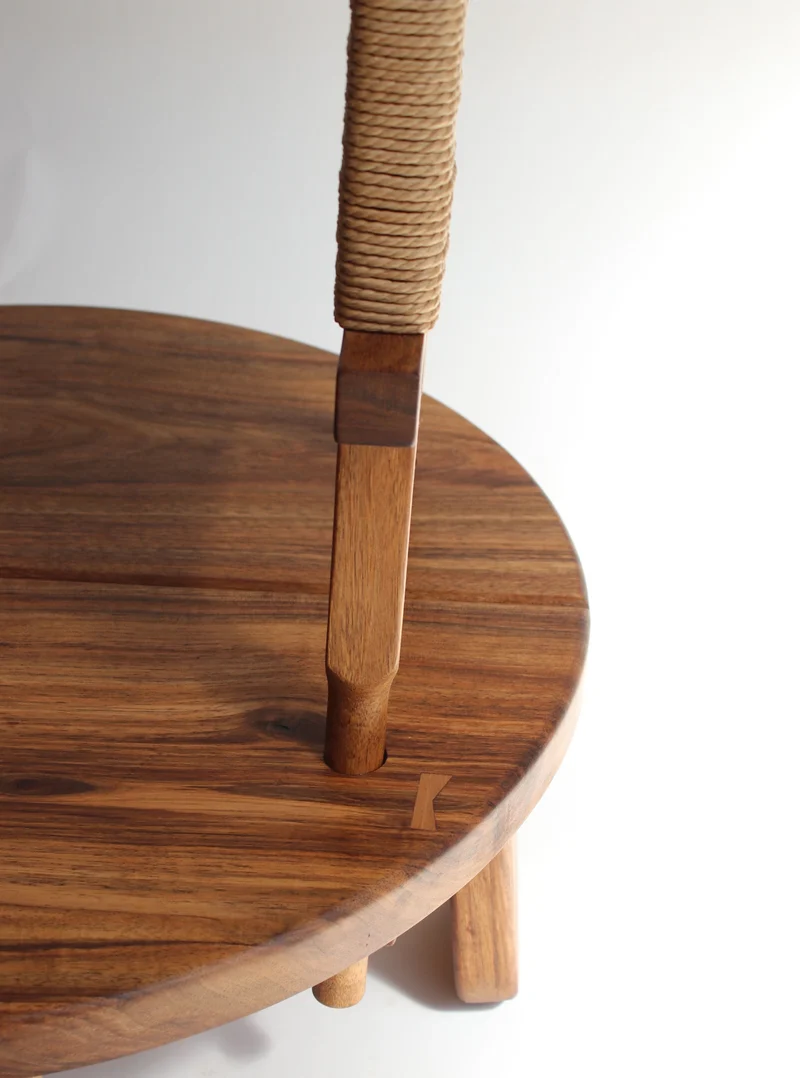 'Wilson' Wallnut-rope Chair