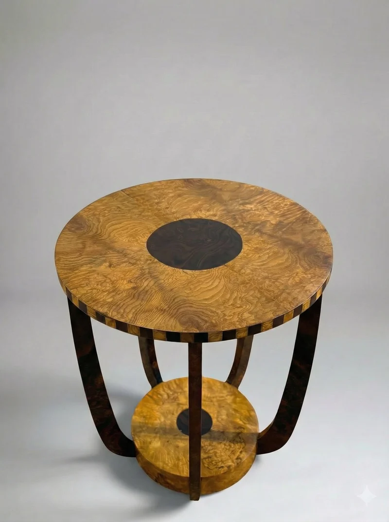 'Roman' Burl Side table