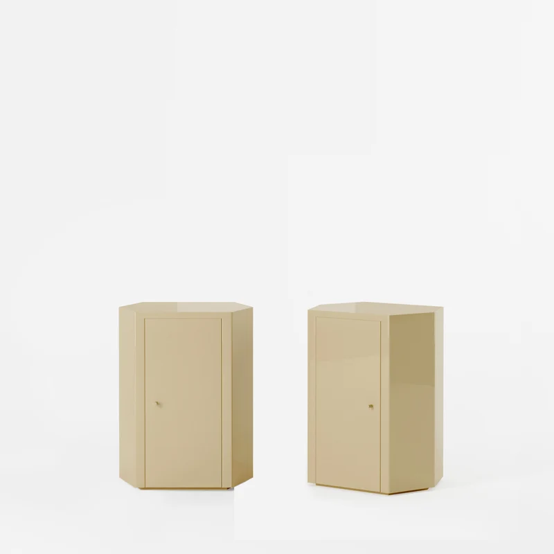 Pair of Park Nightstand in Lacquer