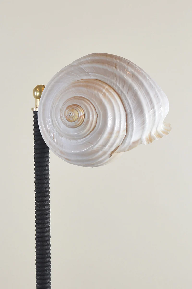 'L’Escargot' Brass Table Lamp