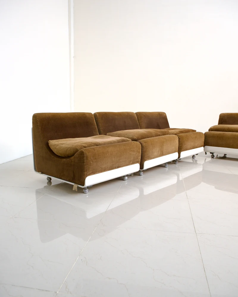 Set of 4 Lounge Chairs "Orbis" by Luigi Colani for Cor 70's