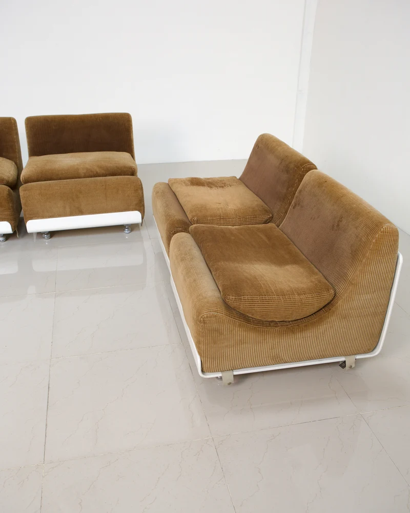 Set of 4 Lounge Chairs "Orbis" by Luigi Colani for Cor 70's