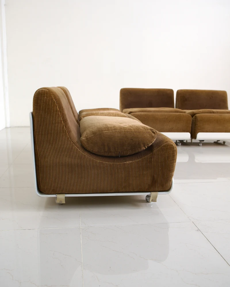 Set of 4 Lounge Chairs "Orbis" by Luigi Colani for Cor 70's