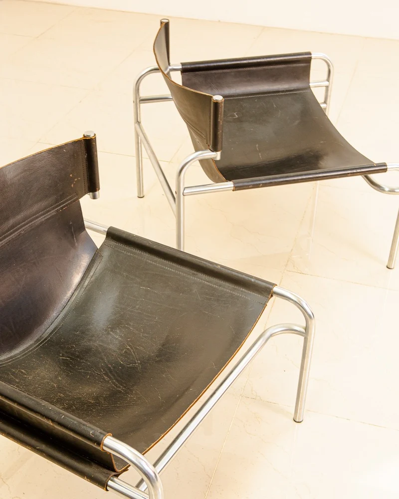 Pair of "SZ14" Armchair by Walter Antonis for Spectrum 60's