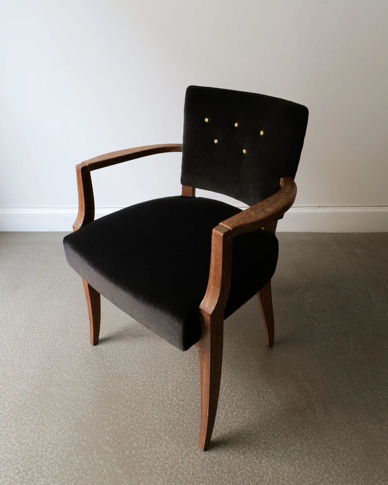 Pair of French Bridge Chairs 1930s