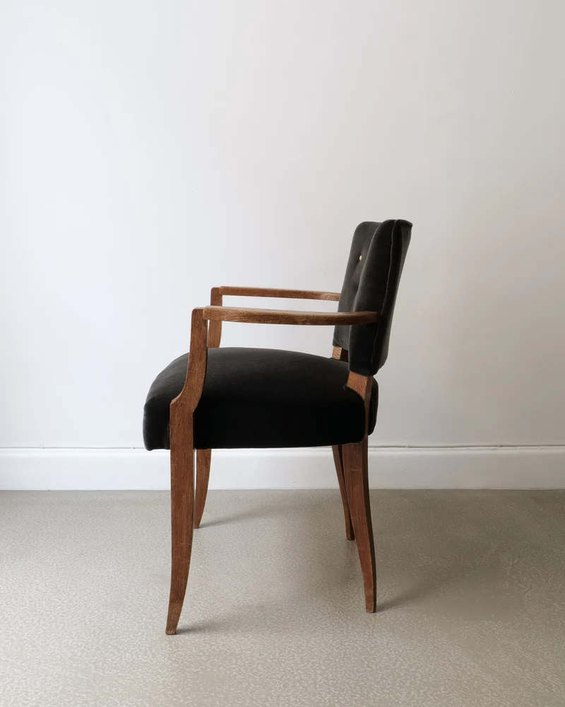Pair of French Bridge Chairs 1930s