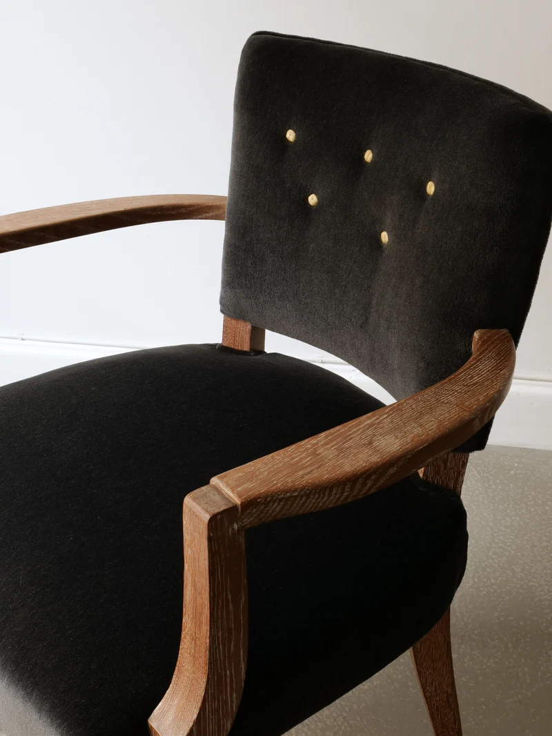 Pair of French Bridge Chairs 1930s