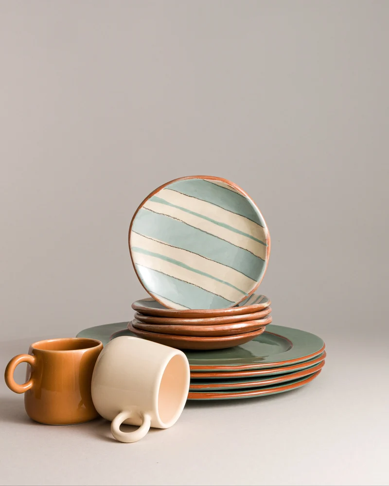 Lot de 2 tasses Amarelo