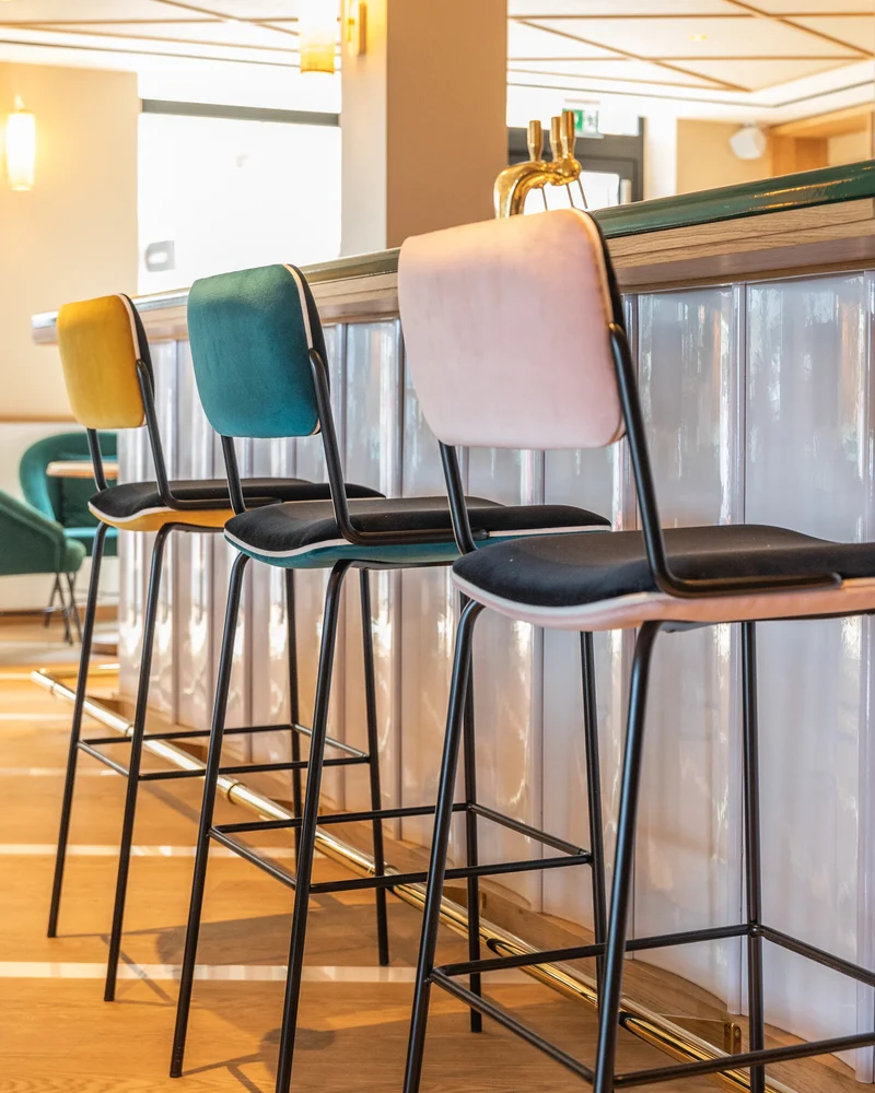 Double Jeu Bar Chair - Pink