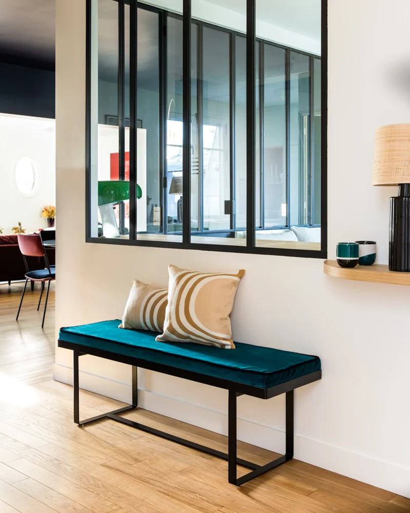 Gaspard Bench - Sarah Blue