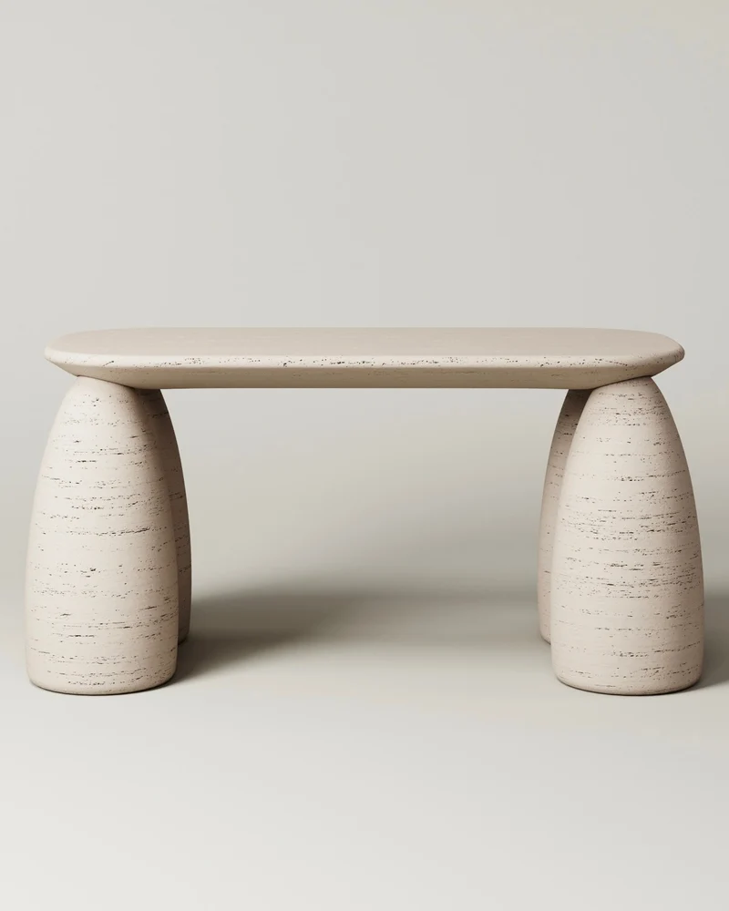 M_019 Desk / Travertine