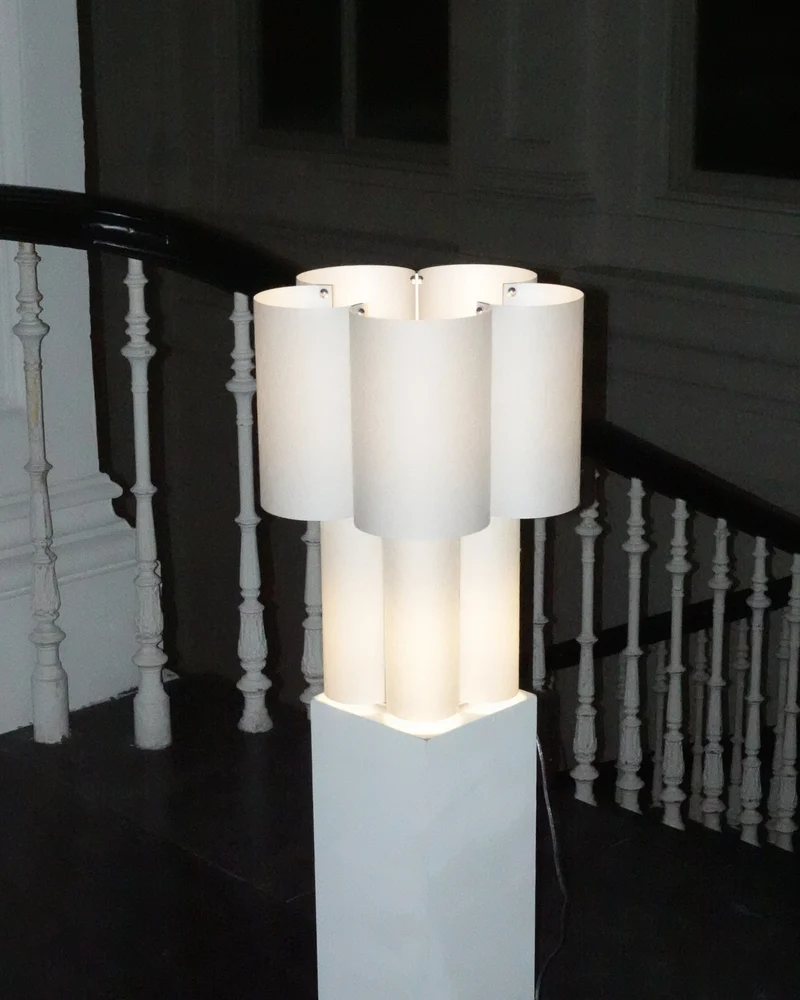 Soom Hanji Wood Table Lamp