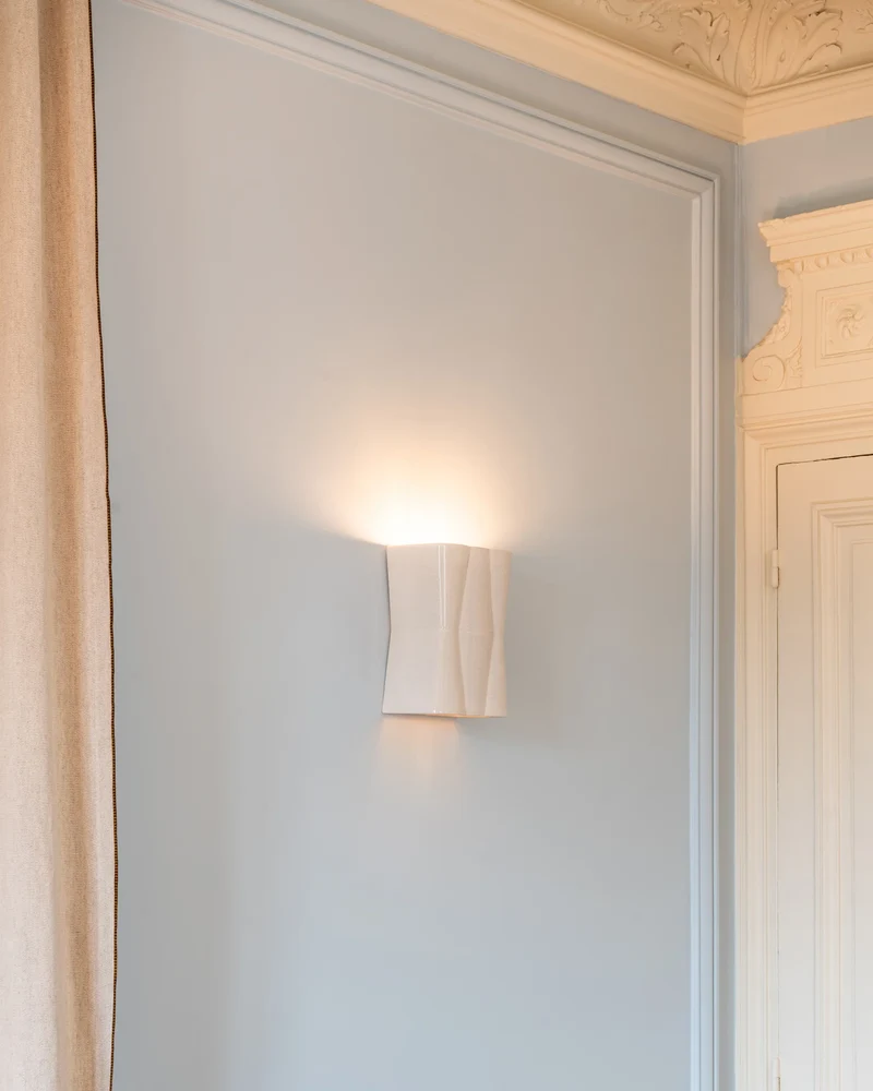 Muse wall lamp - Ecru