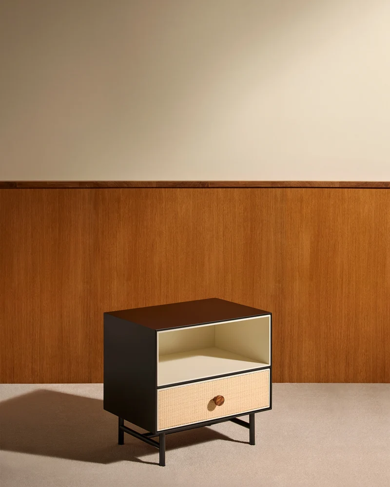 Essence Bedside Table - Black