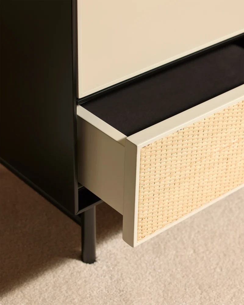 Essence Bedside Table - Black