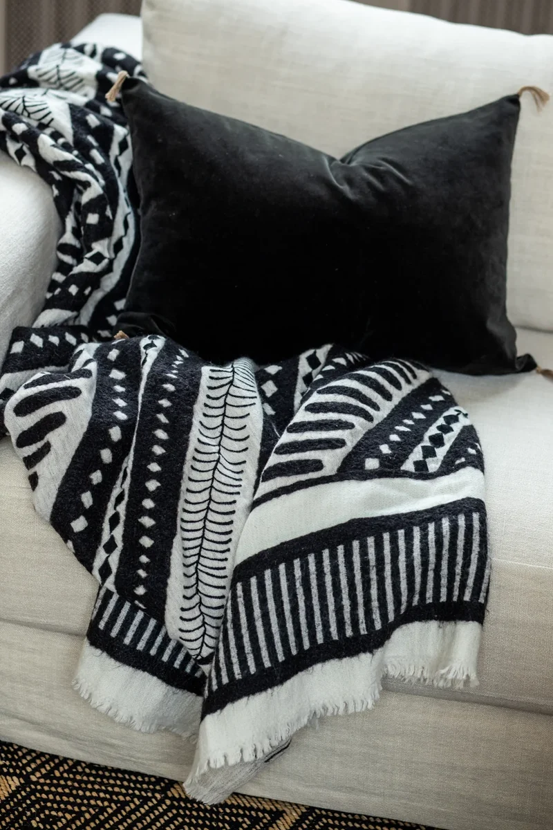 Housse de coussin Velours lavé