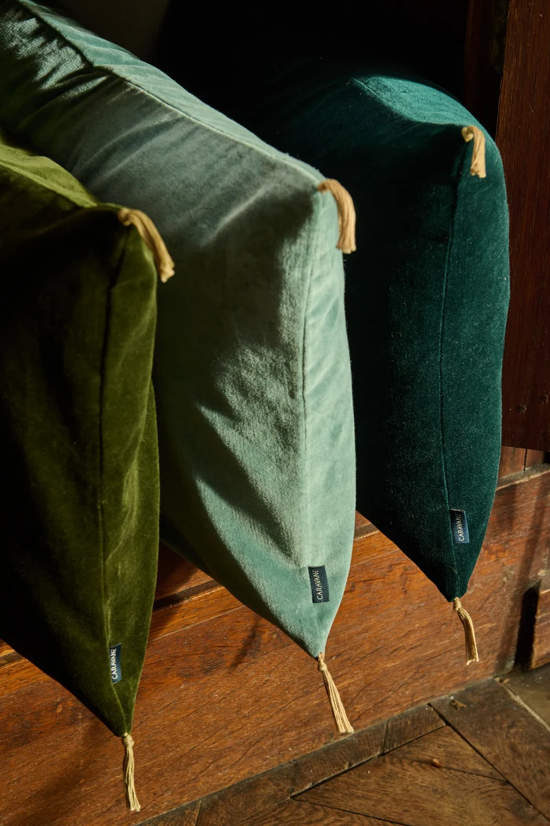 Housse de coussin Velours lavé