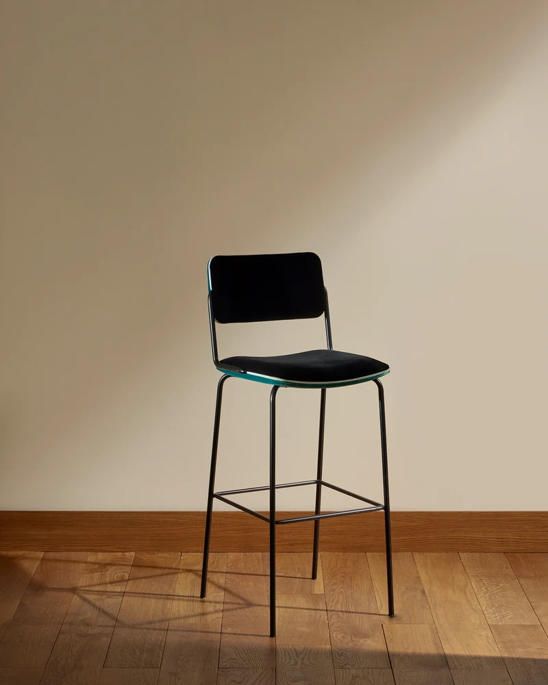 Double Jeu Bar Chair - Sarah Blue