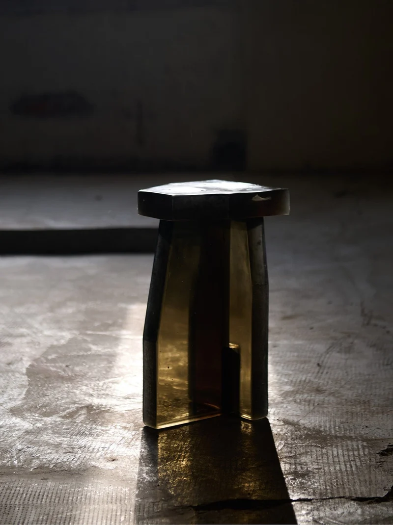 'Vera' Glass Side Table