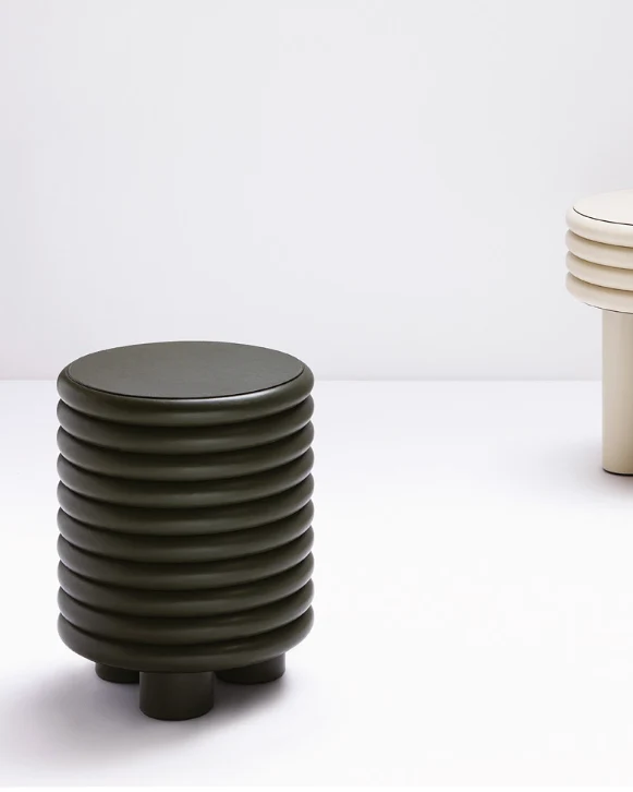 SCALA LEATHER STOOL