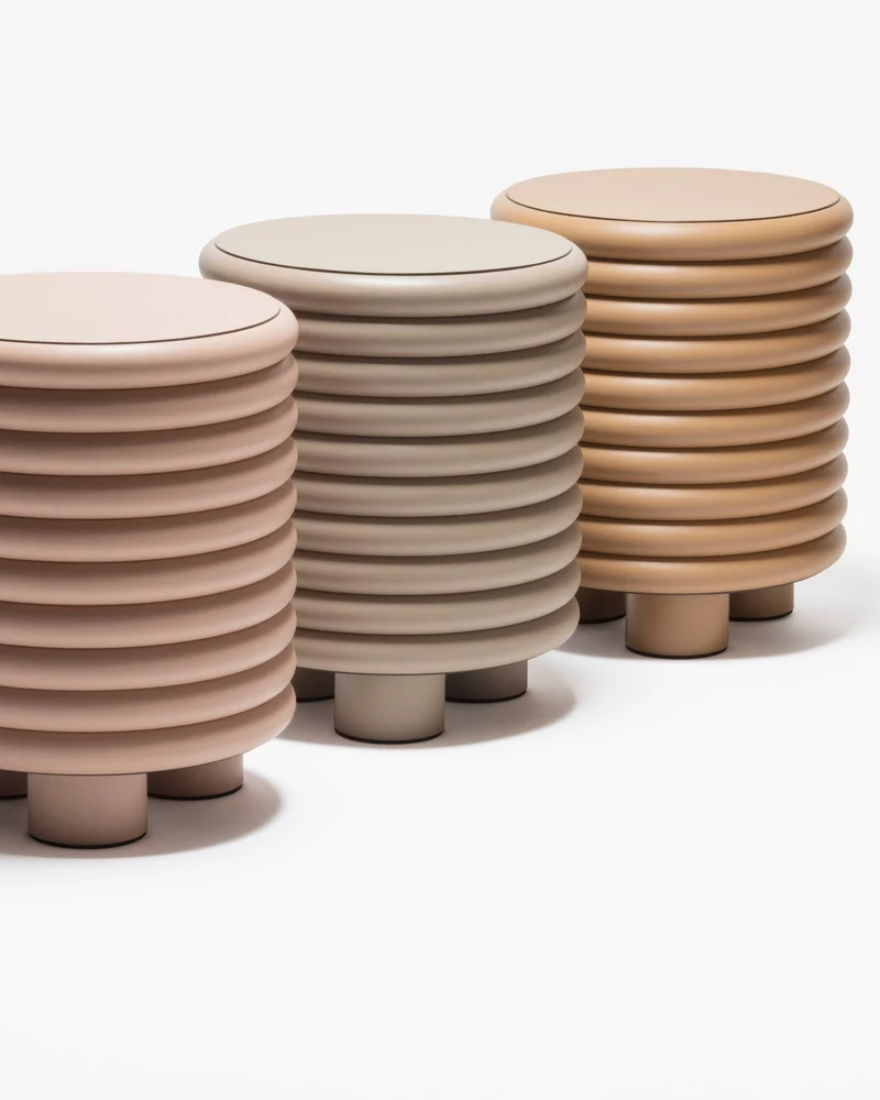 SCALA LEATHER STOOL