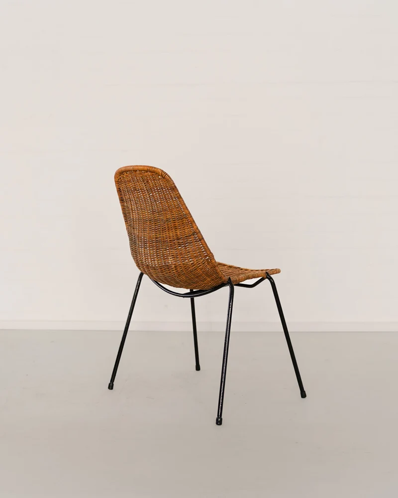 Basket Chair by Gian Franco Legler for Bonacina