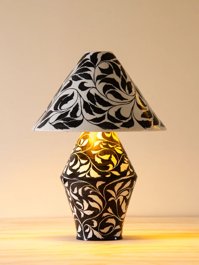'Paisley' Ceramic Table Lamp