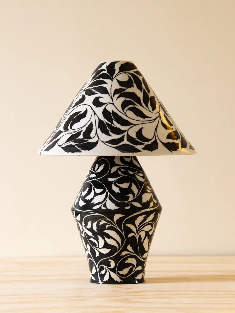 'Paisley' Ceramic Table Lamp