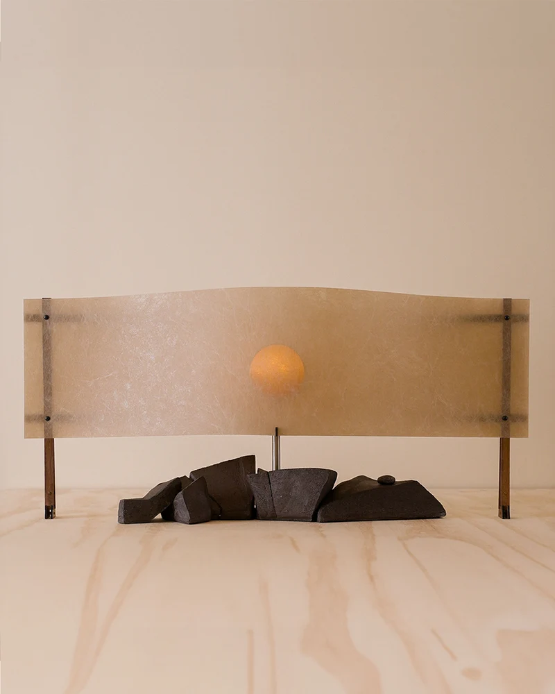 'Sunrise' Stoneware Table Lamp