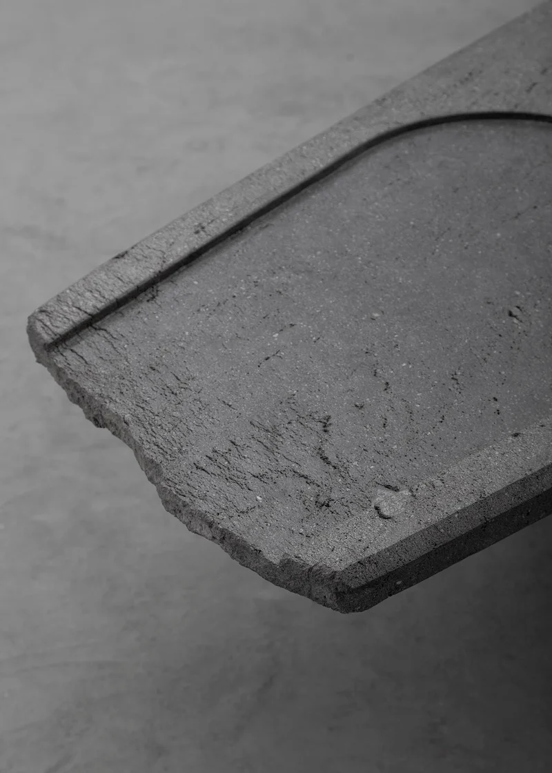 CENTRO Coffee Table Handcarved Volcanic Stone
