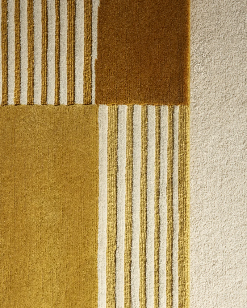 Boro Rug - Ochre