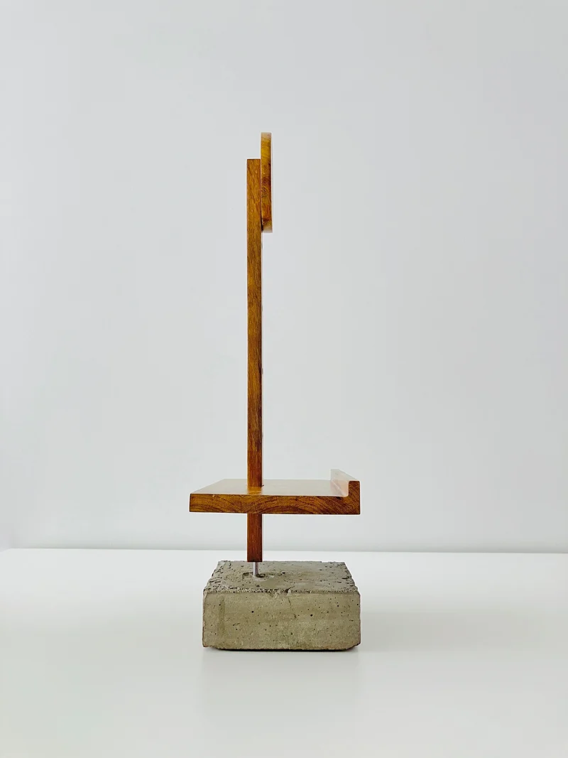 Brazilian Wood and ConcreteTeresa Easel