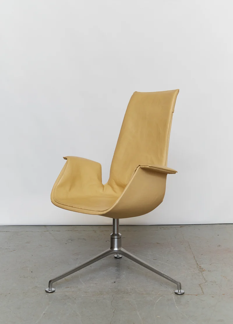 Model 6725 Swivel Tulip Chair by Preben Fabricius & Jørgen Kastholm for Walter Knoll