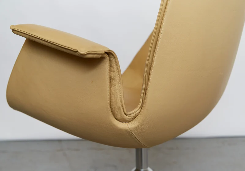 Model 6725 Swivel Tulip Chair by Preben Fabricius & Jørgen Kastholm for Walter Knoll