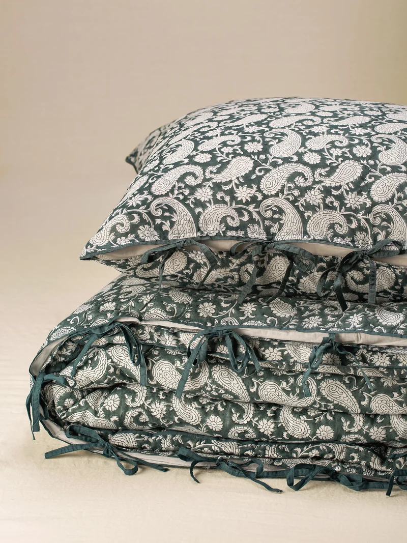 Parure de lit Paisley - Lac