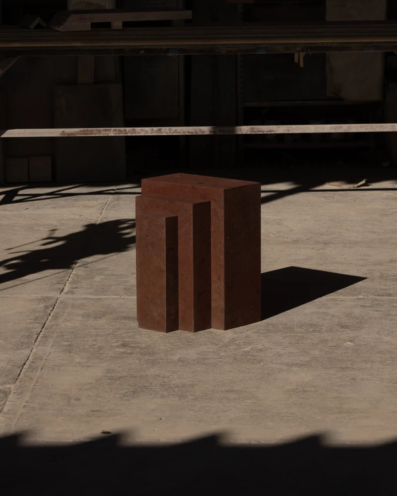 'Coa' Side Table Tezontle