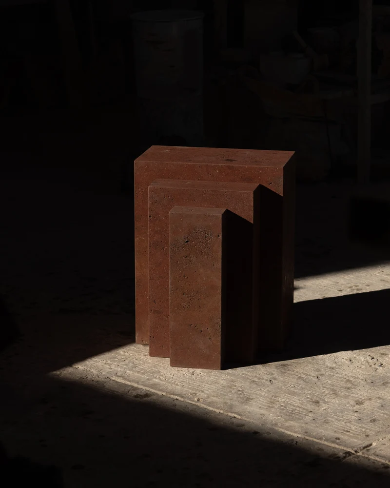 'Coa' Side Table Tezontle